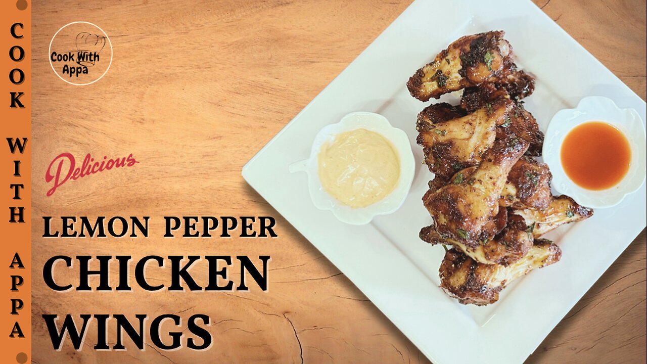 Lemon pepper chicken wings | Chicken Wings | Tangy Lemon Chicken Wings | Lemon Zing Chicken Wings