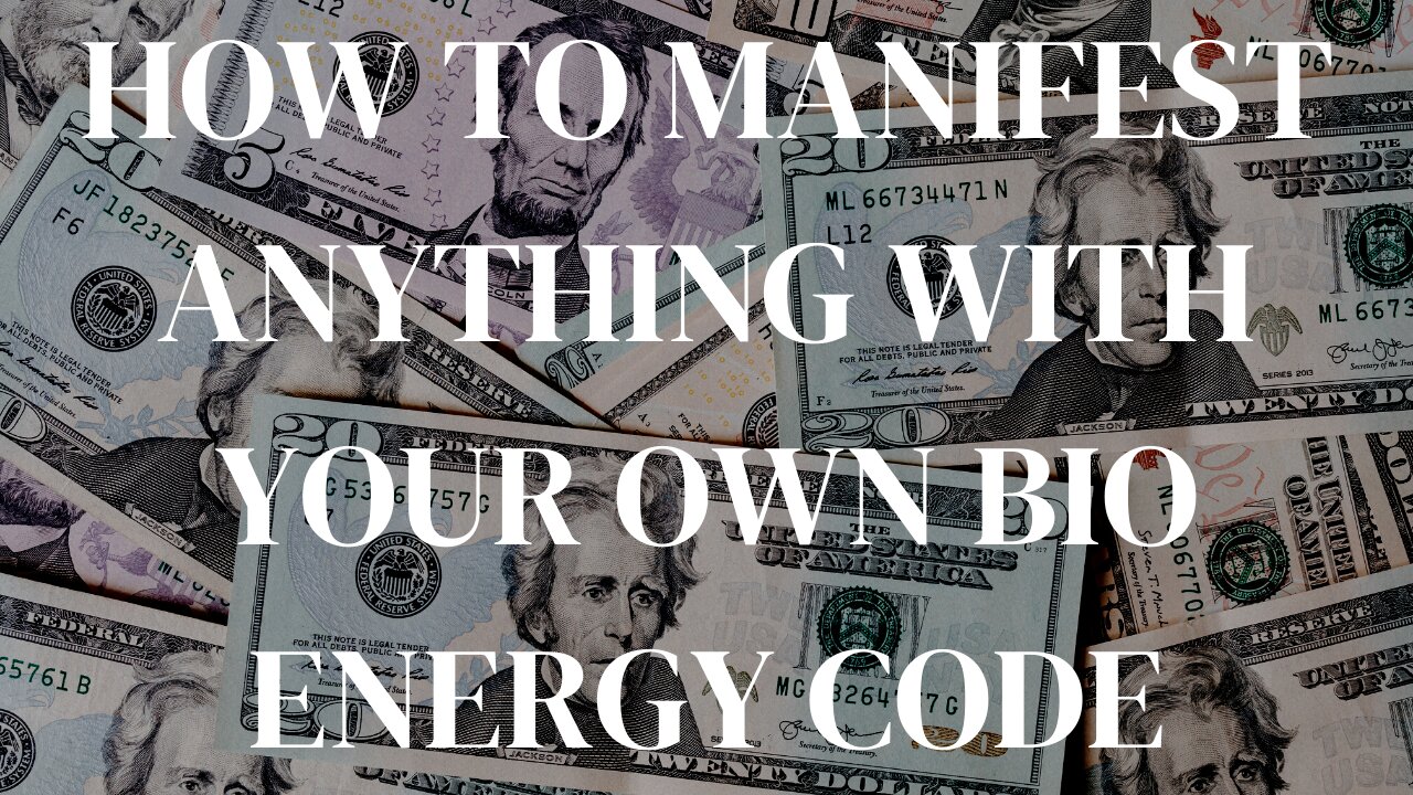 HOW TO MANIFEST ANYTHING YOU WANT WITH YOUR OWN BIO ENERGY CODE.. (ANYONE CAN DO THIS)!