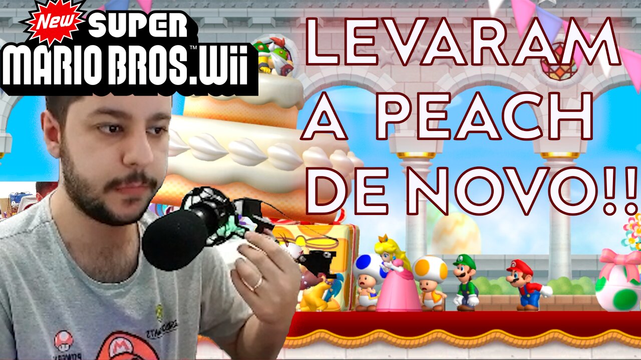 #1 ALERTA! Princesa Peach é levada... NOVAMENTE - New Super Mário Bros Wii - Nintendo Wii Dolphin/PC