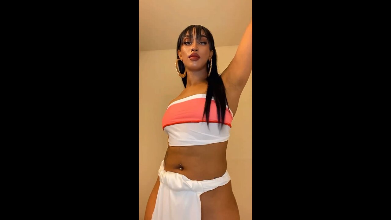 Girl transforming video