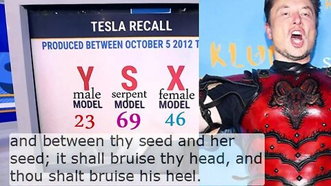 Elon the X-man! Tesla Total Recall! AutopilotUpgrade 23 46 69! Y SerpentSeed X Woman!