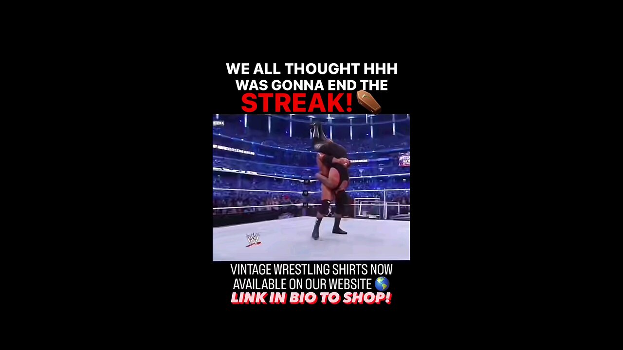 The Movement We All Thought HHH Was Gonna End The Streak !