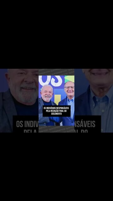 O documento de diretrizes políticas e econômicas do LULA é uma INSANIDADE