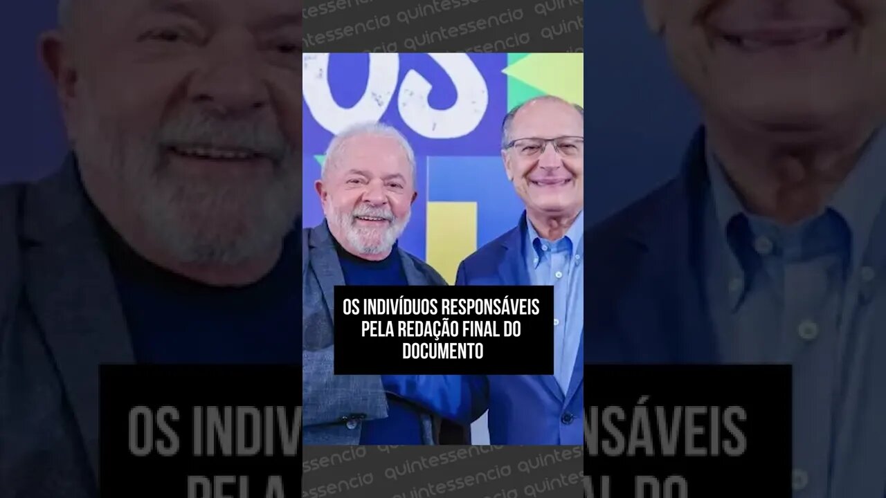 O documento de diretrizes políticas e econômicas do LULA é uma INSANIDADE