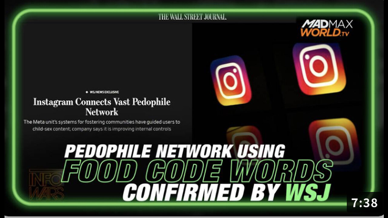 WSJ Confirms Pedophile Network Using Food Code Words