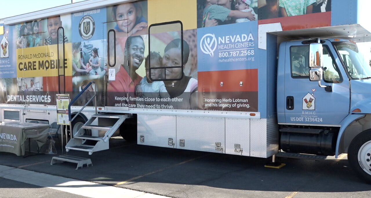 Ronald McDonald Care Mobile providing free dental and oral health services to children in Las Vegas