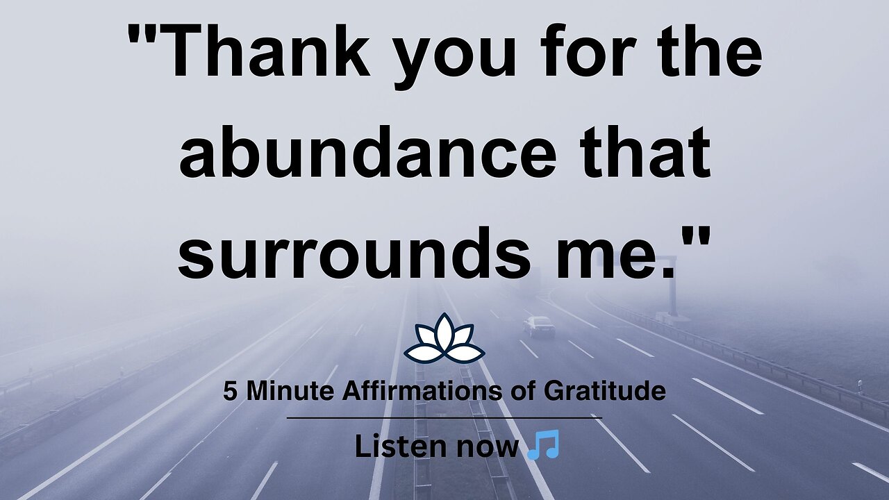 🙏🏼5 Minute Daily Affirmations of Gratitude. 5 Minute Affirmations. Affirmations of Gratitude