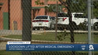 Medical emergency at Jupiter High School prompts lockdown