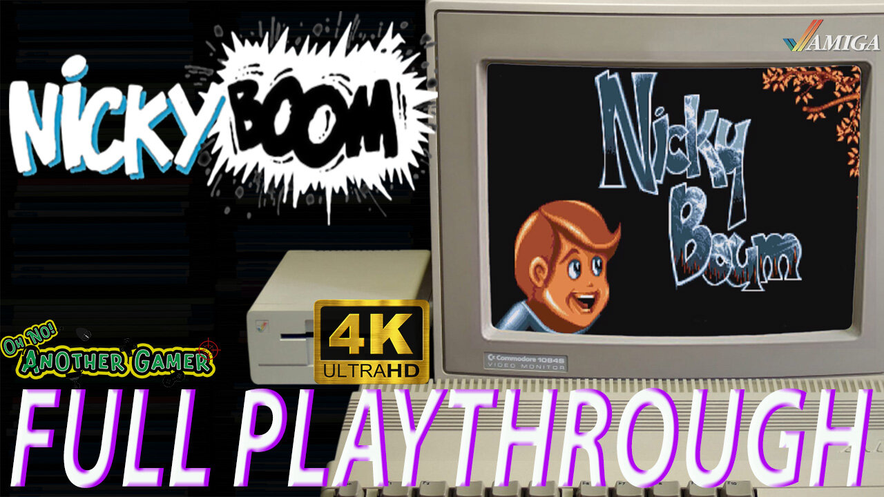 Nicky Boom aka Nicky Boum (1992) [Commodore Amiga] ⌨️🖱🕹👌 Intro + Gameplay (full playthrough)