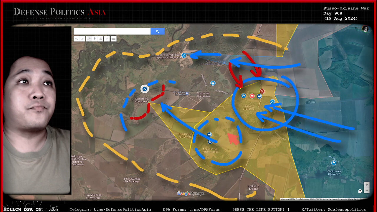 [ Kursk Offensive ] UKRAINE SEALS GLUSHKOVO'S FATE - Pincer coming; Ukraine capturing more ground!