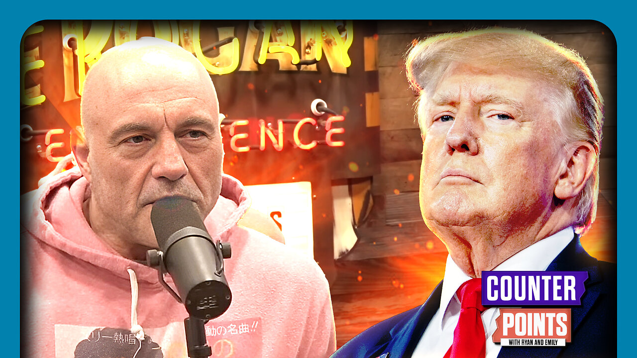 Trump RUNS TO ROGAN In Final Campaign Pitch