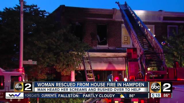 Firefighters injured battling rowhome fire in Hampden