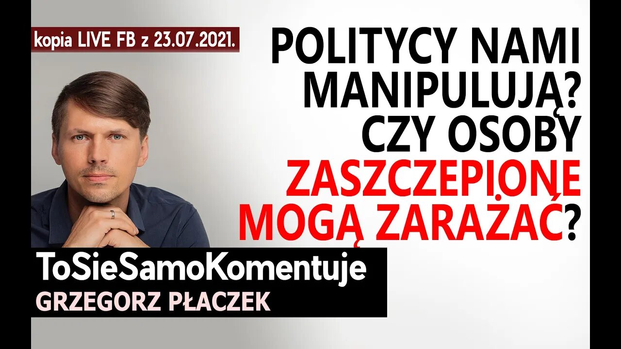 Czy politycy manipulują? 🆘 Czy osoby zaszczepione mogą zarażać kolejne osoby? Absurd goni absurd.