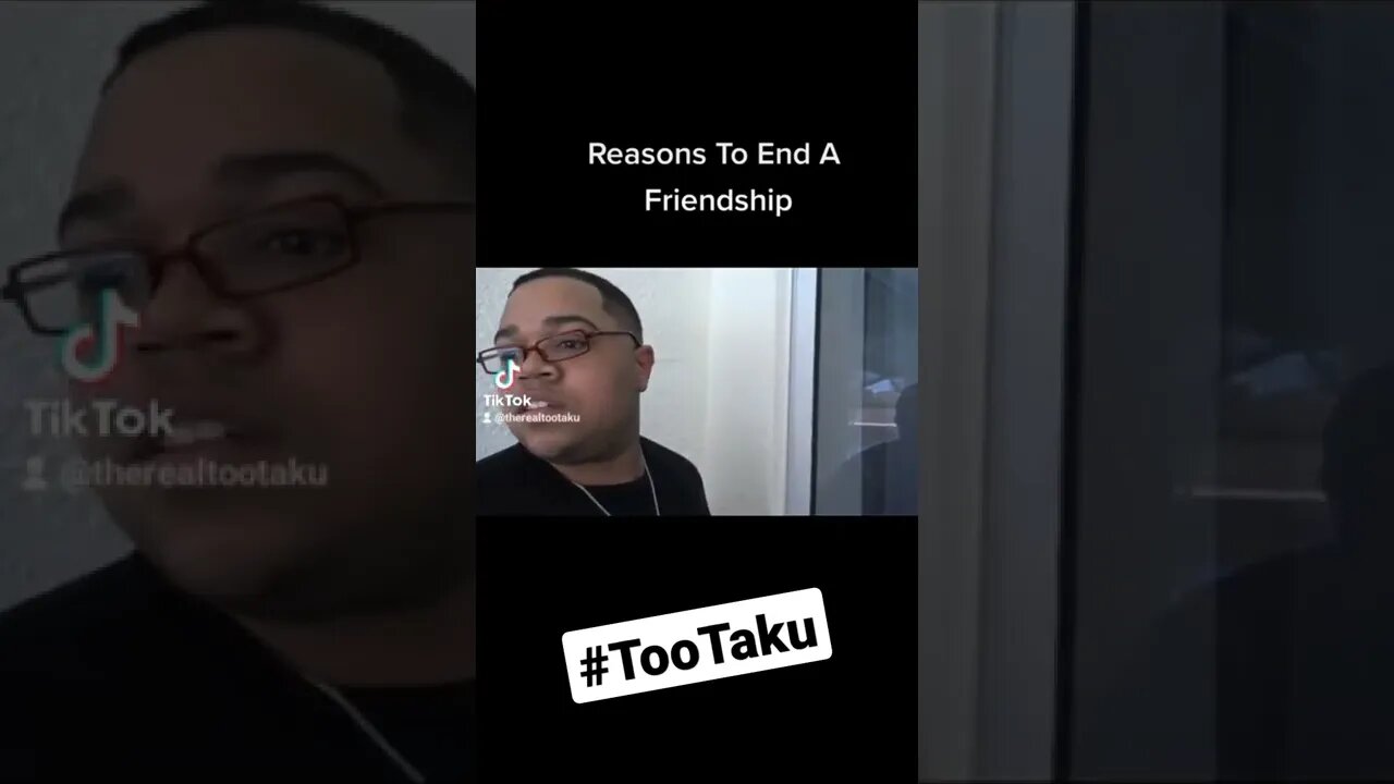 Reason to End a Friendship #tootaku #skit #comedy
