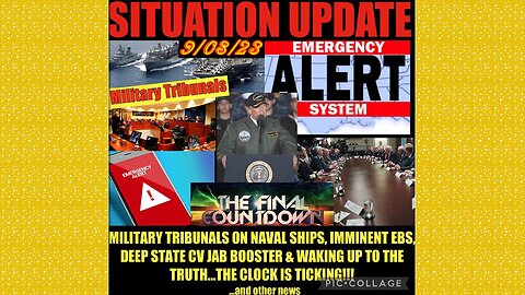 SITUATION UPDATE 9/8/23 - Tucker Interview, Hurricane Update,Marburg Virus In Cv Jab& Triggered W/5G