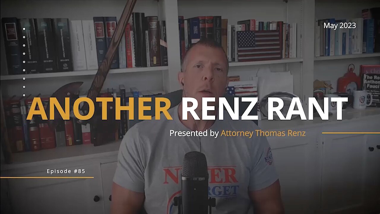 Tom Renz | The Death of the Rule of Law in America