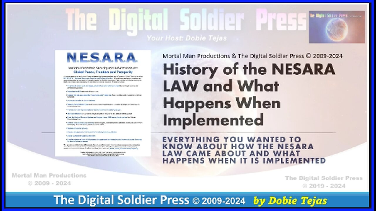 History of the NESARA LAW and What Happens When Implemented