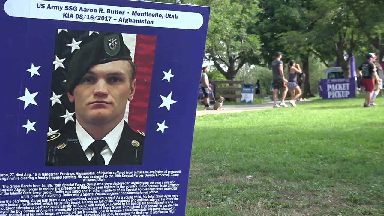 SSG Aaron Butler Memorial Purple Heart Run at Eagle Island State Park