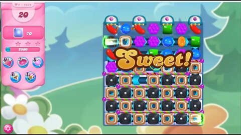 Candy Crush Level 4234 Talkthrough, 22 Moves 0 Boosters