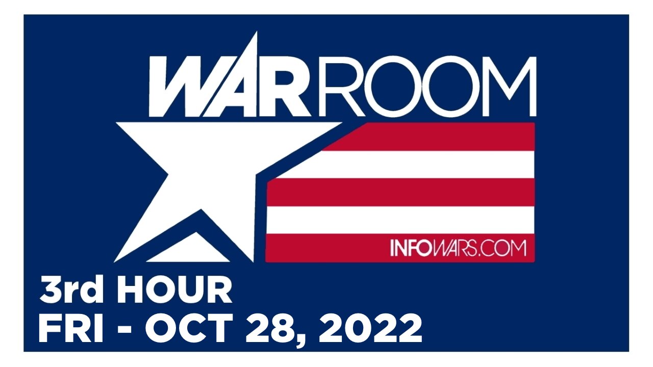 WAR ROOM [3 of 3] Friday 10/28/22 • MARCUS W THORTON, VETERANS CALL-IN SPECIAL • Infowars