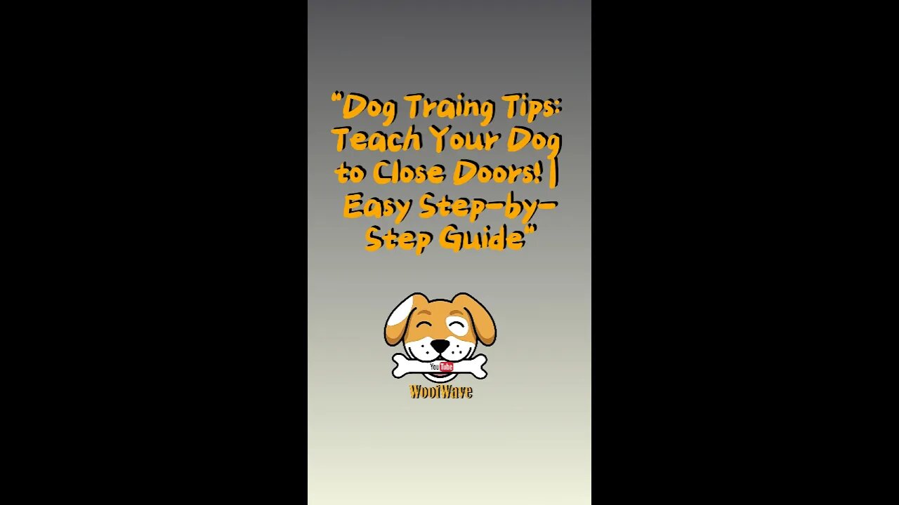 "Dog Training Tips: Teach Your Dog to Close Doors! Easy Step-by-step Guide"