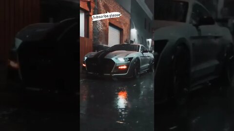 mustang in rain🌧️🌧️ #onepercent_clubb #mustang