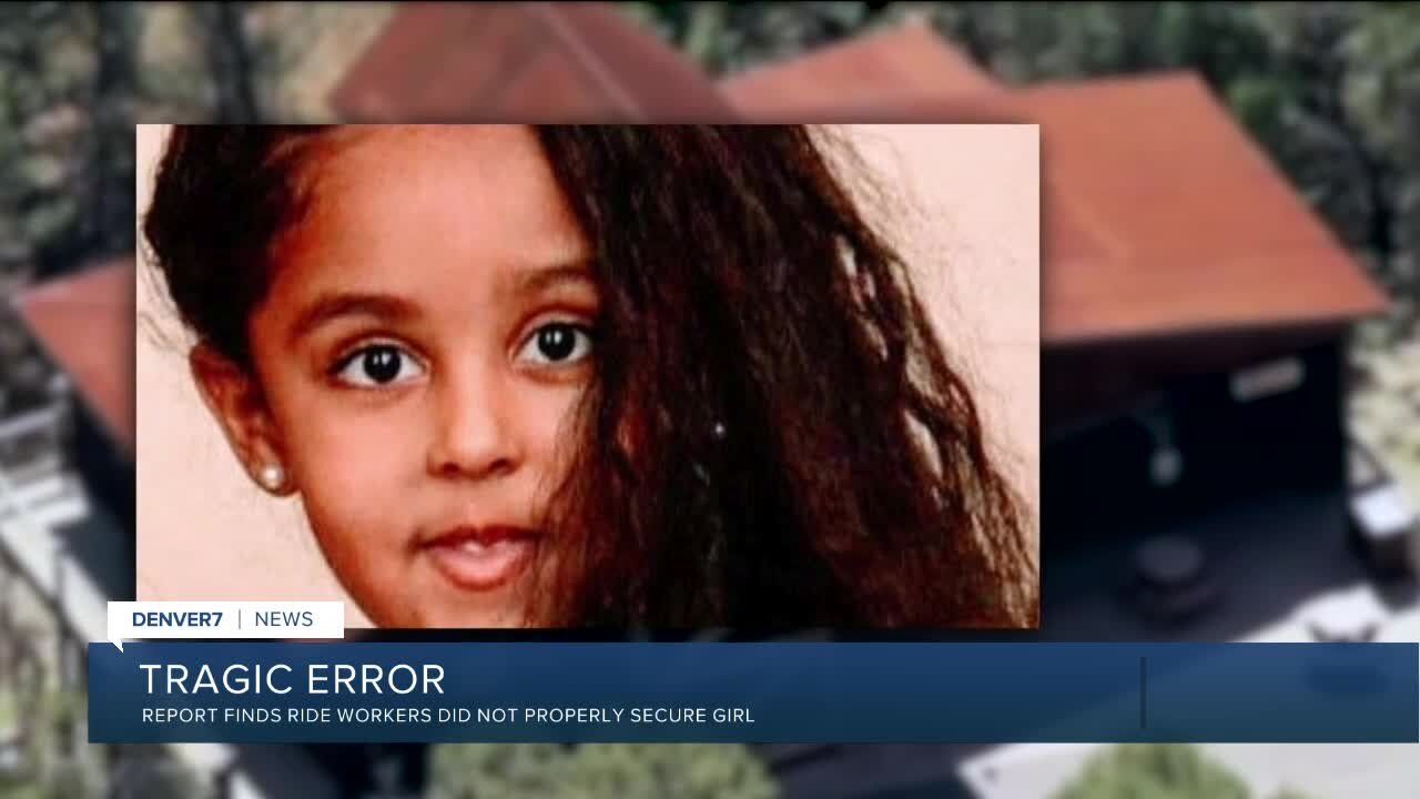 Girl, 6, who died on ride at Glenwood Caverns Adventure Park was not buckled in, report says