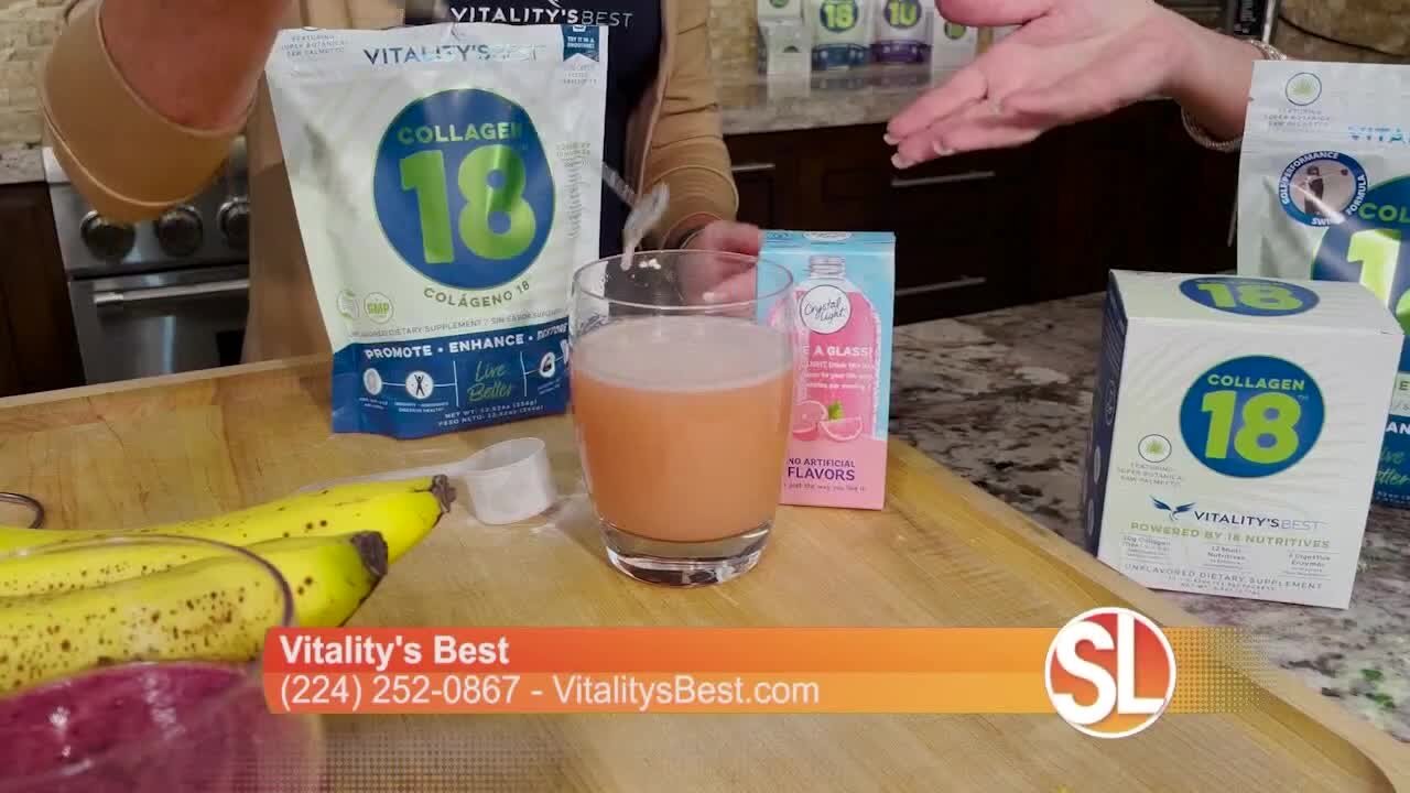 Vitality's Best explains the benefits of their multi-nutrient collagen