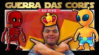 #STUMBLEGUYS GUERRA DAS CORES VERMELHO VS LARANJA !!!