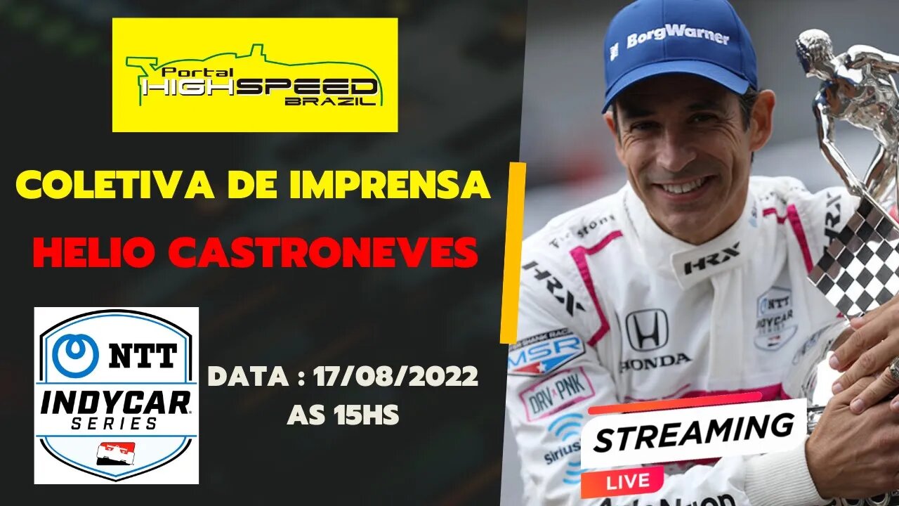 COLETIVA DE IMPRENSA COM HÉLIO CASTRONEVES | Ao Vivo