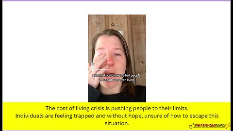 The cost of living crisis is pushing people to their limits.