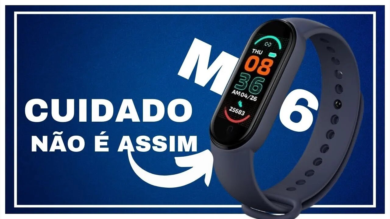 SmartWatch M6 - A CÓPIA da Mi Band 6? SERÁ QUE VALE APENA ? Você vai economizar DINHEIRO com isso?