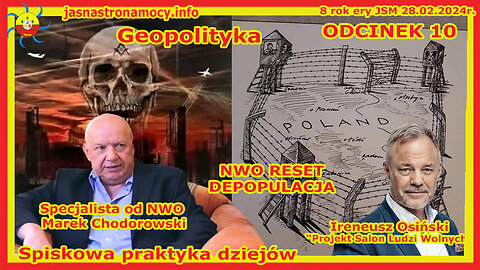 NWO RESET DEPOPULACJA Wywiad z Markiem Chodorowskim Spiskowa praktyka dziejów część 10