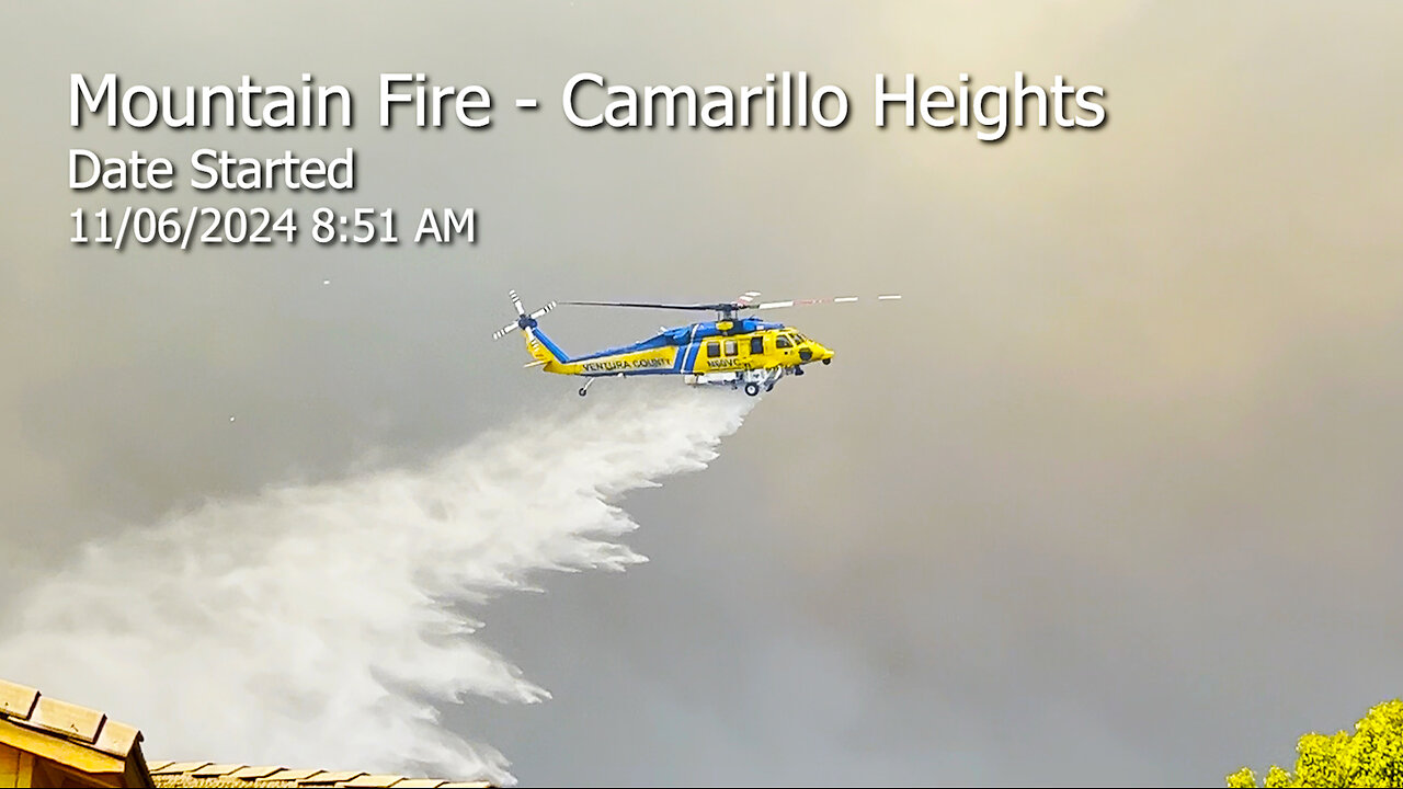 Mountian Wildfire Camarillo Heights