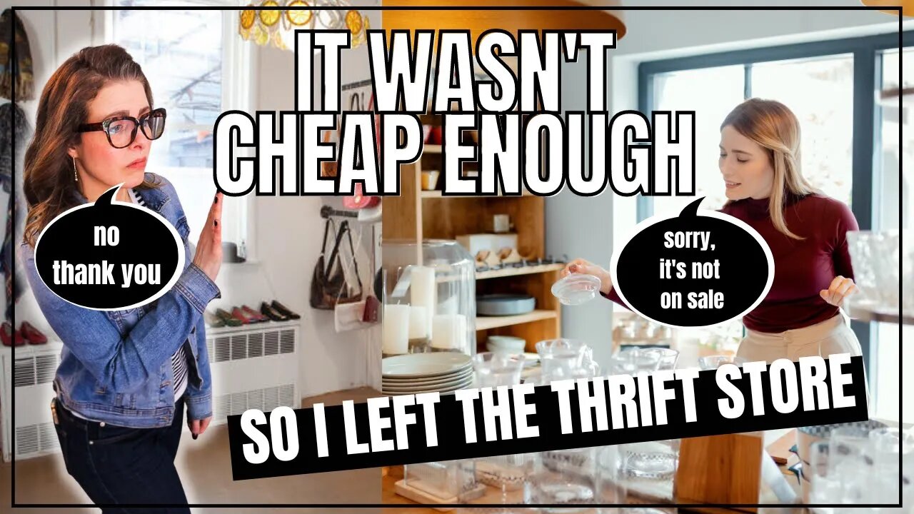 😆 I'm REALLY that CHEAP! Thrift With me for Items to Flip for a Profit! eBay Reseller + THRIFTING