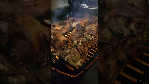 Sizzling Hogget-Lamb Chops, #paddocktoplate #farmlife #sunset