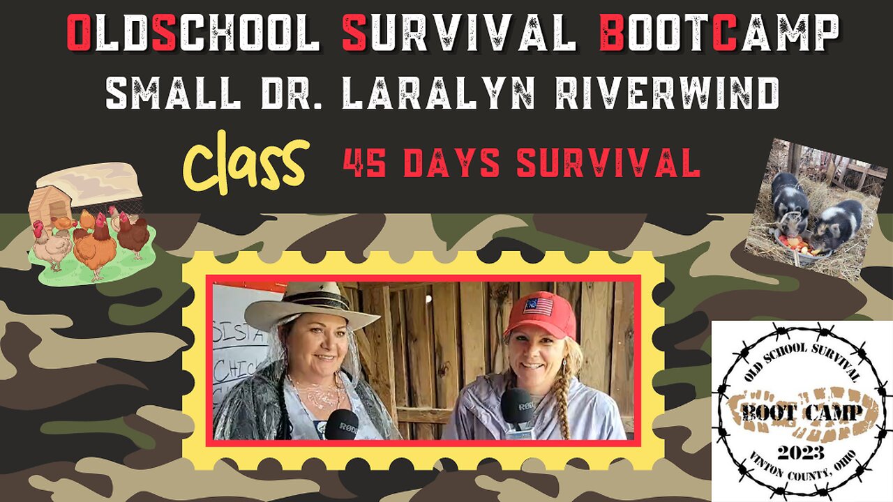 Dr. Laralyn RiverWind 45 Days Survival Old School Survival Boot Camp