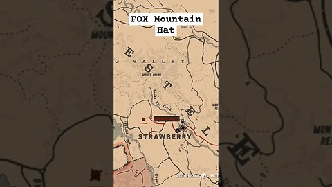 How to get Fox Mountain Hat In Rdr2 | #rdr2tips #rdr2hats #rdr2secrets