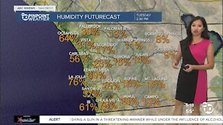 ABC 10News Pinpoint Weather for Tues. Nov. 30, 2021