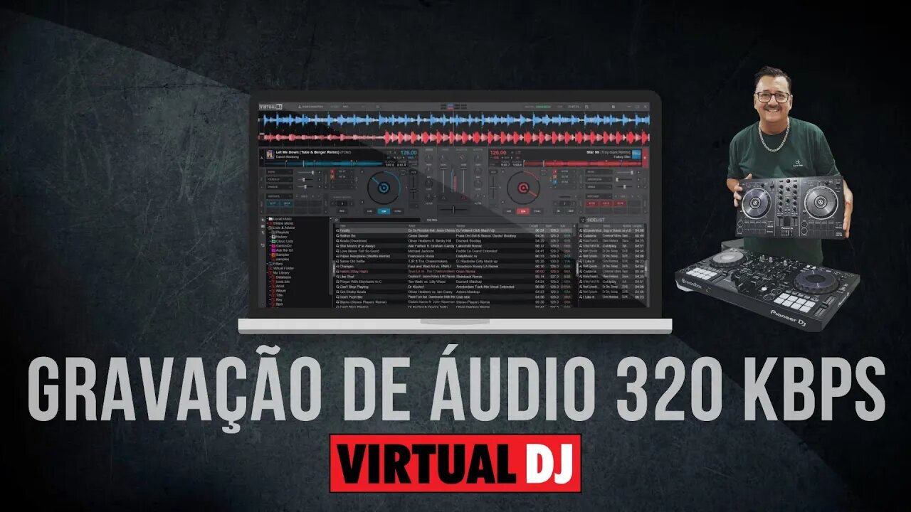 Tutorial GRAVAÇÃO de Alta Qualidade 320 Kbps Virtual Dj