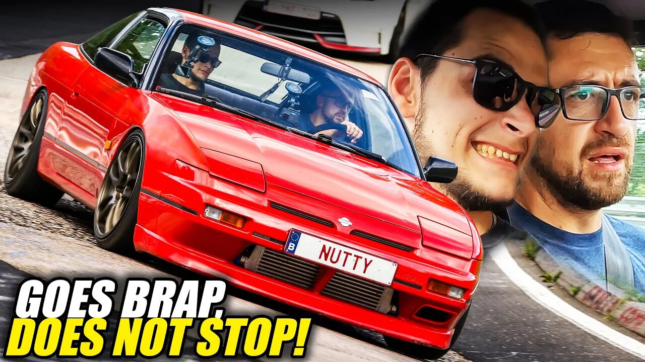 Nissan 200SX S13! Butter Brakes vs Impreza GC8! // Nürburgring