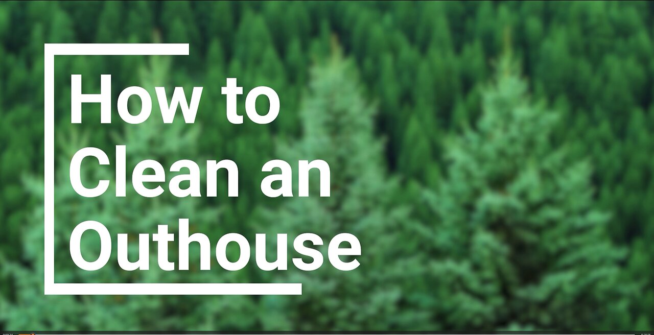 How to Clean an Outhouse