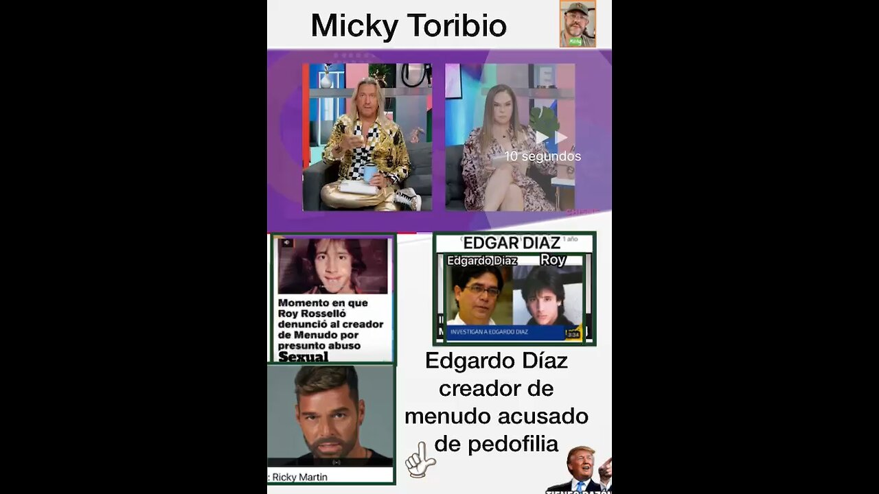 EDGARDO DIAZ EX CREADOR DE MENUDO ACUSADO DE VIOLADOR PEDOFILO DE MENORES