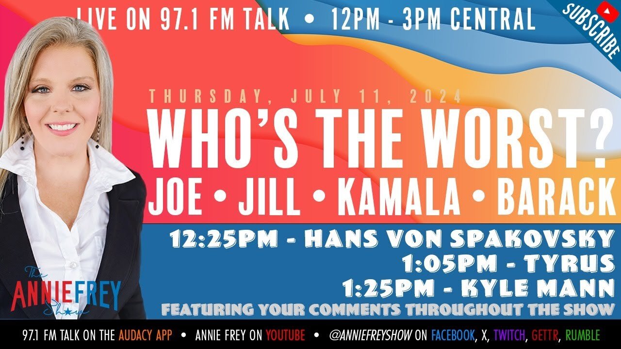 WHO'S THE WORST: Joe, Jill, Kamala, or Barack?