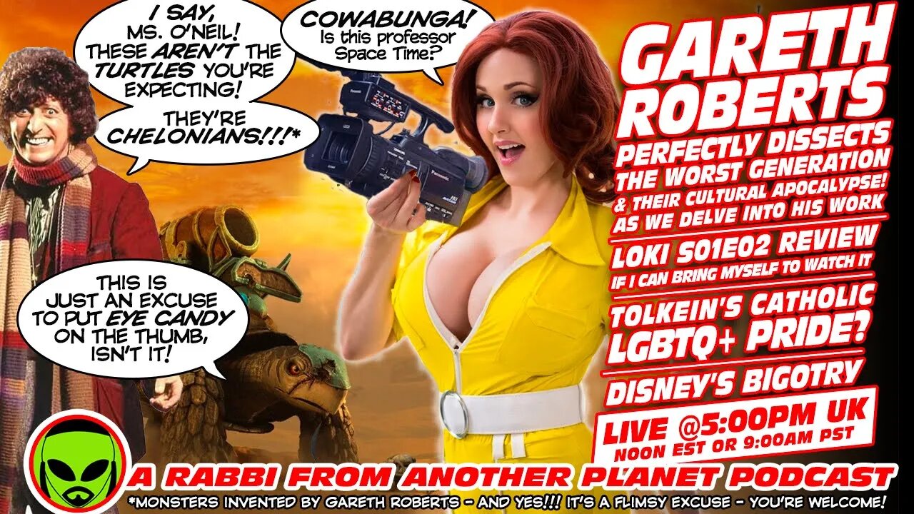 LIVE@5 - Doctor Who's Gareth Roberts is AWESOME!!! Loki! Tolkien! Disney, Oh My!!!