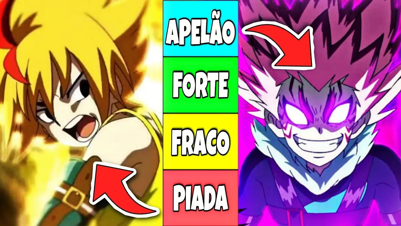 BEYBLADES MAIS APELÕES DE BEYBLADE BURST SPARKING