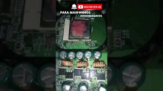Como fritar calabresa no seu processador CPU #shorts