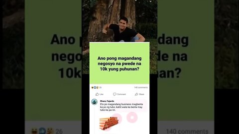 tubo po magandang ang magandang business || #shorts #meme