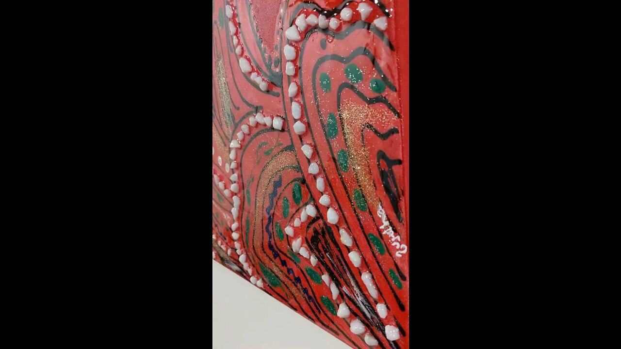 ❤️🤍💚 Contemporary DOODLE ART