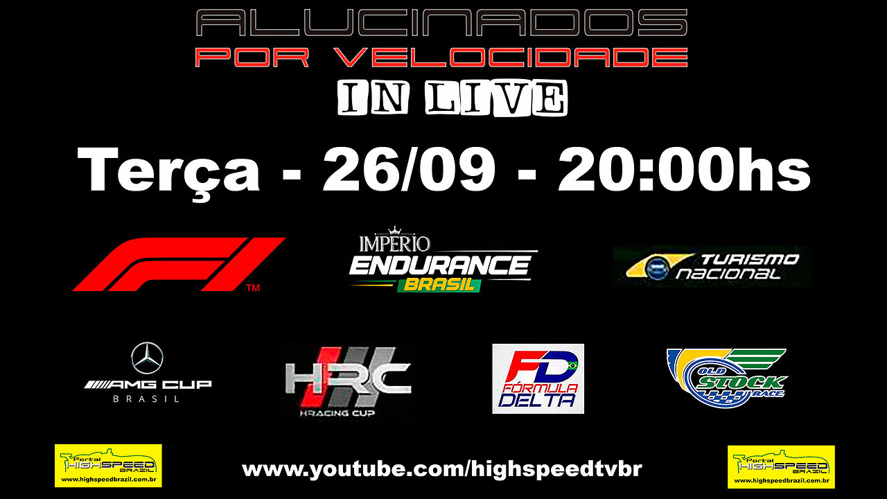 🏎️ ALUCINADOS POR VELOCIDADE IN LIVE